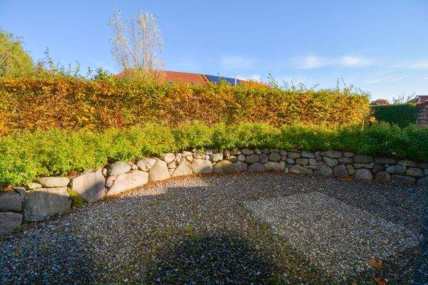 Terrasse an den Schlafzimmern