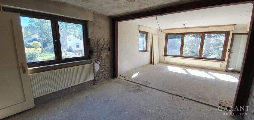 Blick vom offenen Küchenbereich