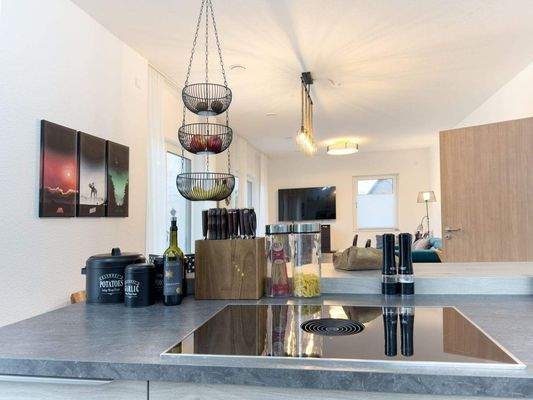 7. Induktionskochfeld mit integriertem Bora-Dunsta