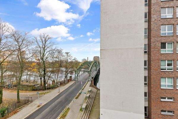 Ausblick aus dem Schlafzimmer