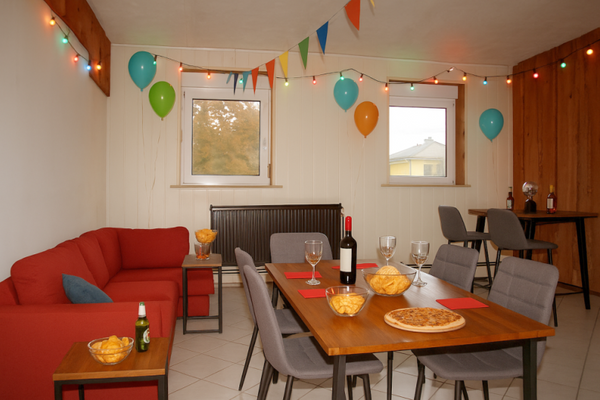 Partyraum visualisiert