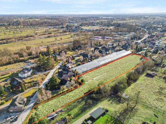 Grundstück markiert