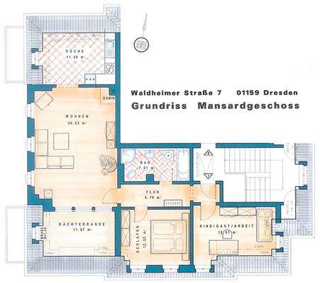 Grundriss - WE7 im DG