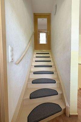 Treppe ins Dachgeschoss