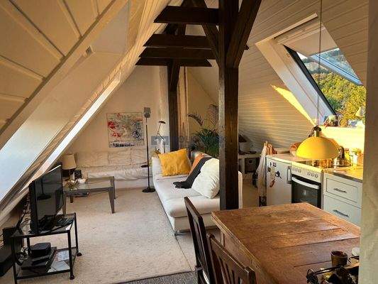 Wohn- und Essbereich Im Dachspitz