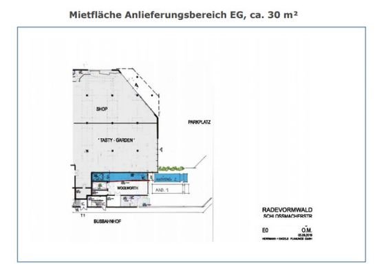 Mietfläche Anlieferungsbereich EG