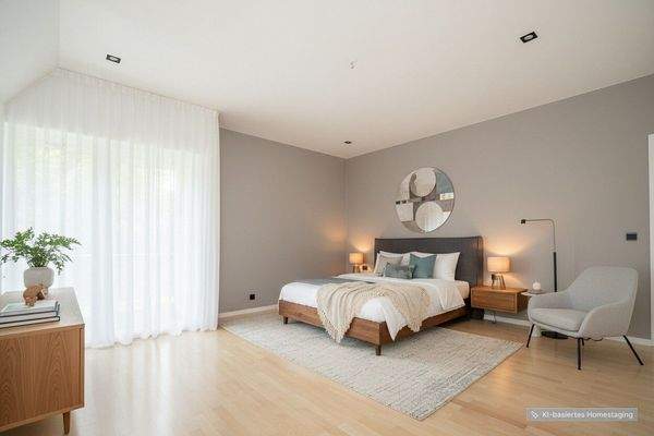 Schlafzimmer OG visualisiert