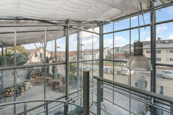 Glasfoyer Gewerbeeinheit
