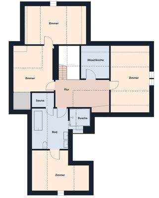 Grundrissplan ohne Maßstab DG