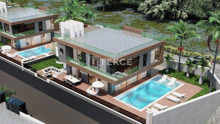 Chic Homes within Nature with Smart Home System in Alanya Antalya