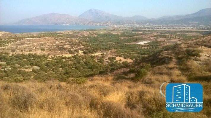 Kamilari Südkreta - Baugrundstück mit 360-Grad-Panoramablick