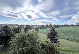 Blick vom Balkon