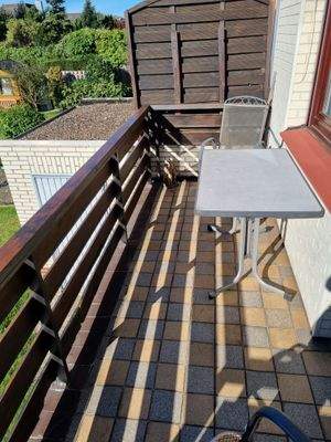 Balkon vor Wohnzimmer