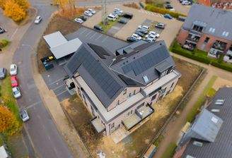 Blick auf die Dachterrassen