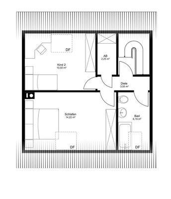 S&P | Grundriss Dachgeschoss