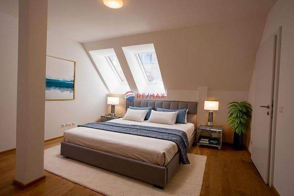 Virtual Homestaging AI Schlafzimmer - Modern