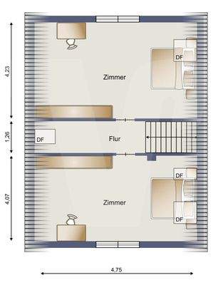 Grundriss Dachgeschoss