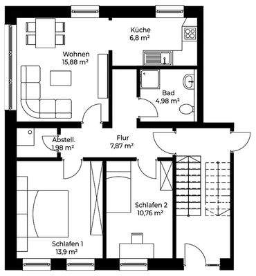 WE1+3 G & 1.OG links