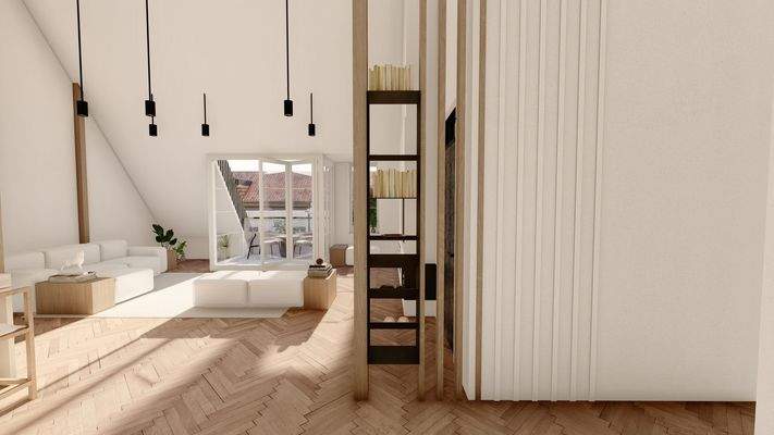 Visualisierung Wohn-Essbereich