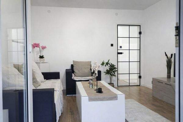 Wohnzimmer Blick vom Balkon