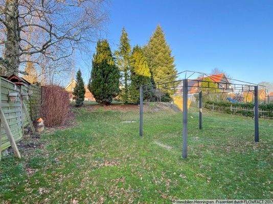 Winteransicht Garten