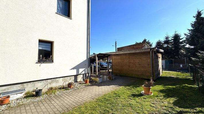 Rückansicht / Schuppen