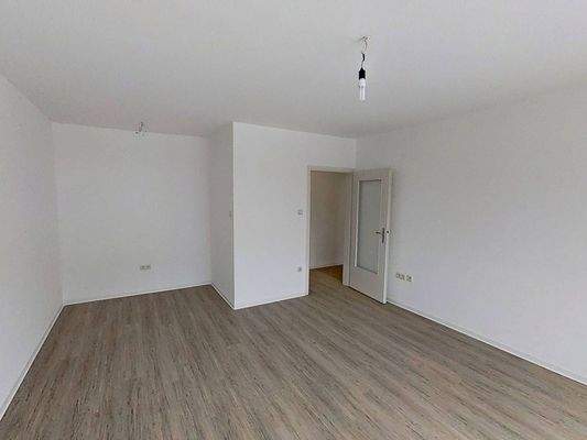 Ansicht II: Wohn- und Esszimmer