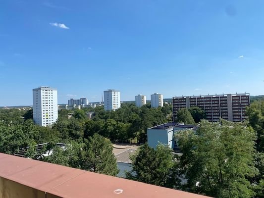 Aussicht vom Balkon