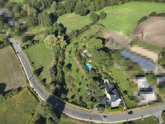 Drohnenaufnahme - oben - Straße - Lütt Immobilien - Bönebüttel