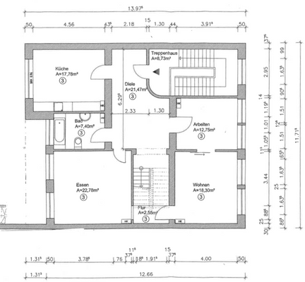 Grundriss 2.Obergeschoss