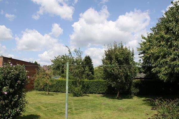 Garten mit Obstbäumen