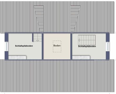 Grundriss Spitzboden