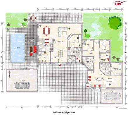 Wohnhaus Erdgeschoss