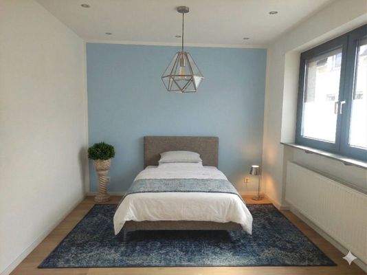 Schlafzimmer (KI) im Erdgeschoß