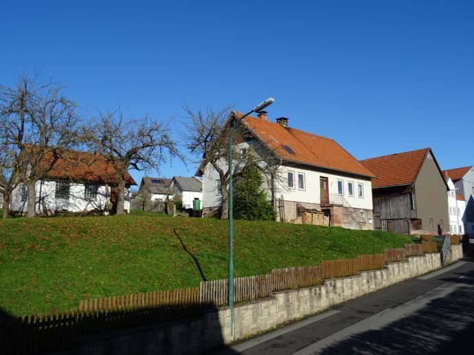 EFH  2.300m² Grundstück mit Scheune, Werkstatt und Doppelgarage in Gersfeld zu verkaufen