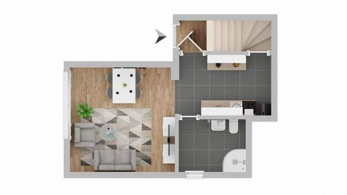 Erdgeschoss Einliegerwohnung