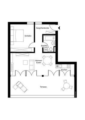 Grundriss ohne Maßstab