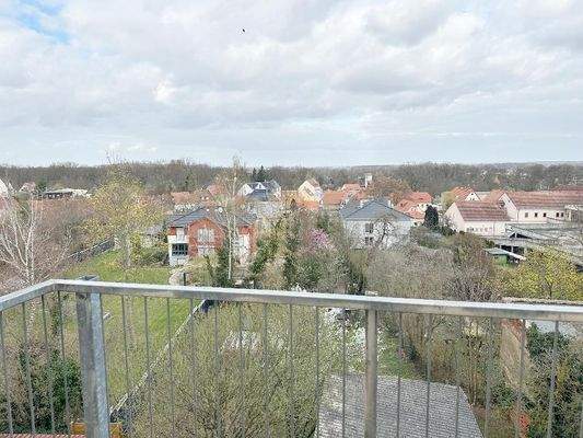 Blick vom großen Balkon