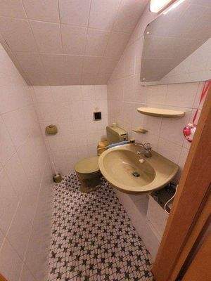 WC im Dachgeschoss