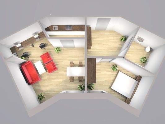 10. Grundriss, Wohnung 15