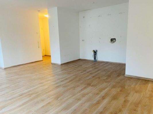 Küche im Wohnraum integriert