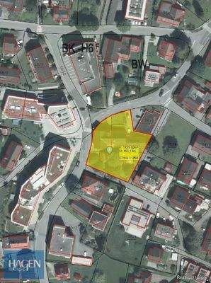 Luftbild mit Flächen