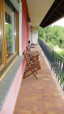 großzügiger Balkon