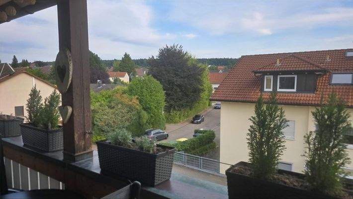 Sicht vom Balkon
