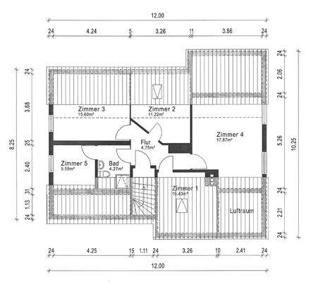 Zeichnung Dachgeschoss