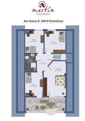 Grundriss Dachgeschoss