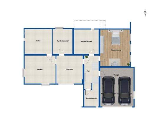 Grundriss Kelergeschoss