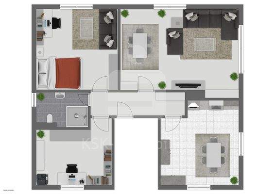 Grundriss Obergeschoss