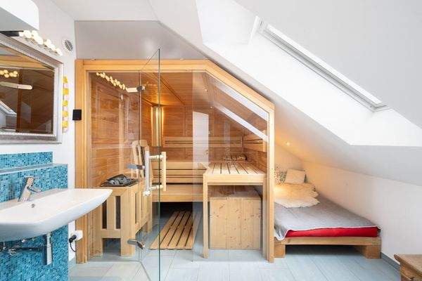 Badezimmer Sauna DG
