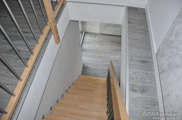 Treppe vom Dachboden in die Wohnung